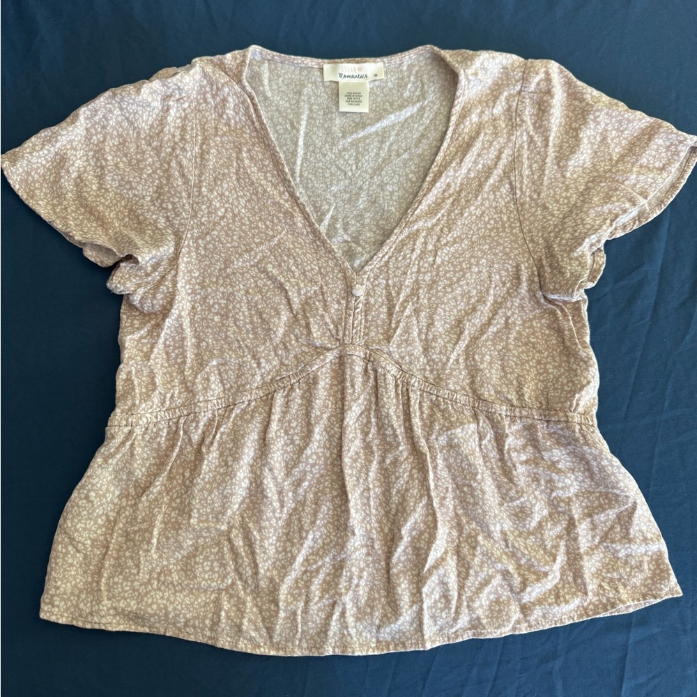 🌙URBAN Romantics Ruffled Peplum Blouse